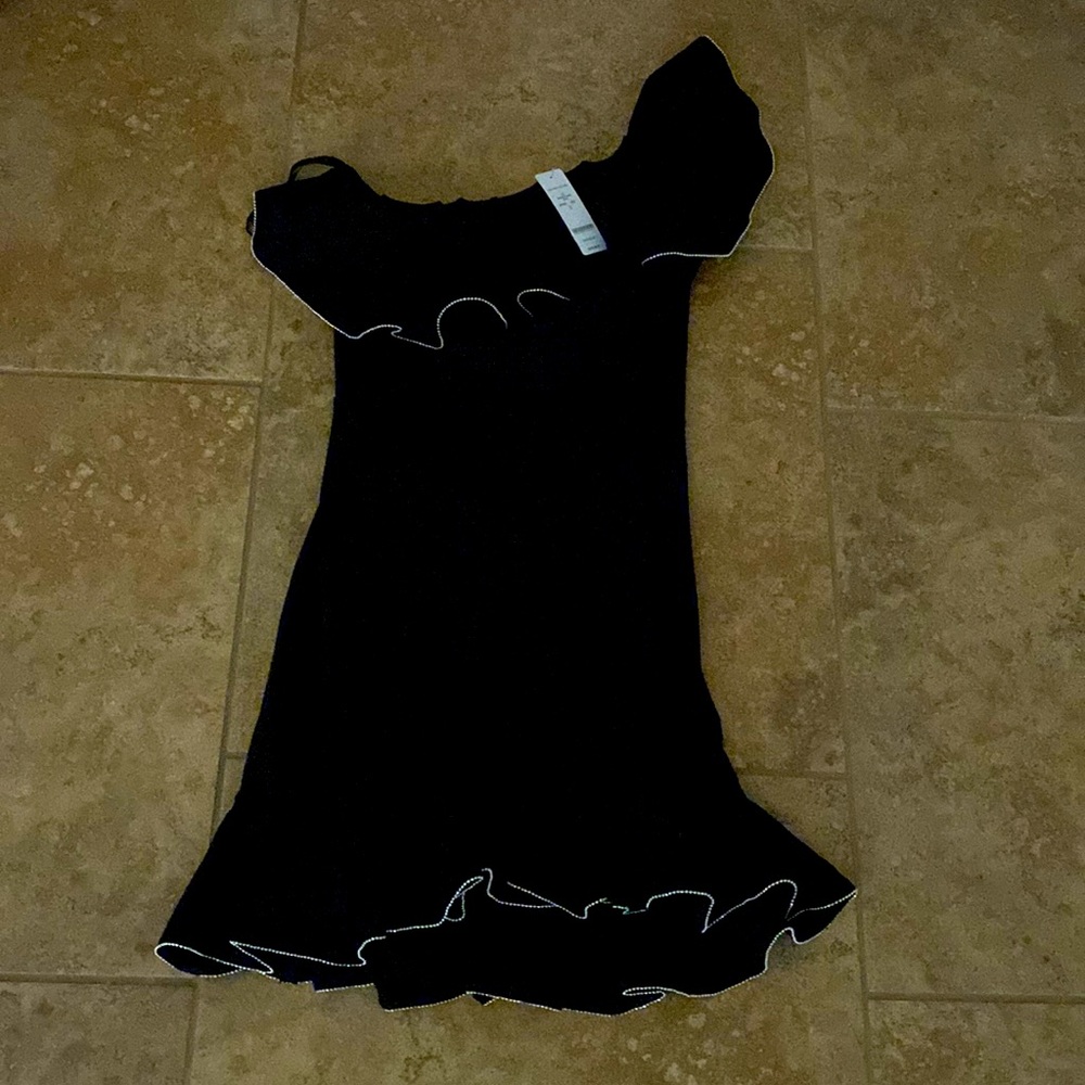 Bebe One shoulder little black dress
